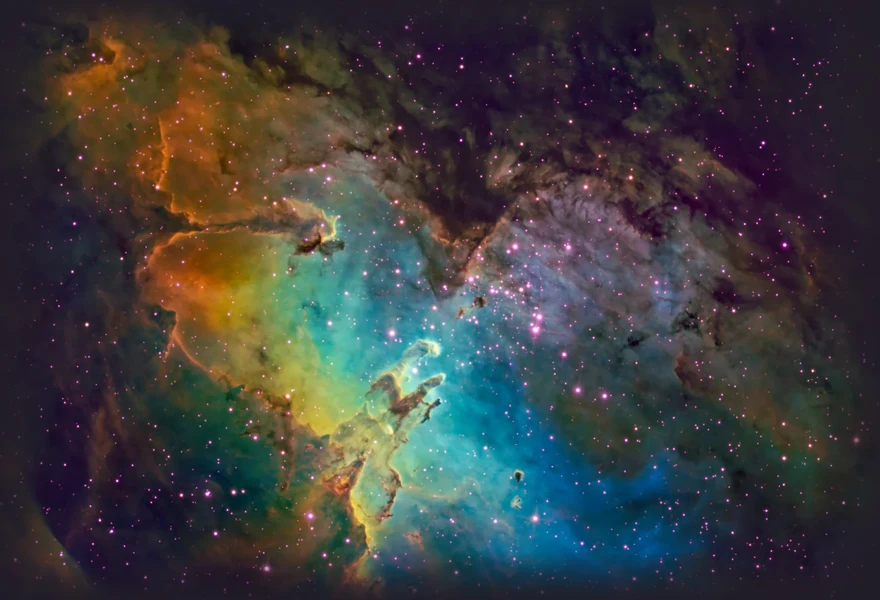 M16 &mdash; Eagle Nebula · SHO