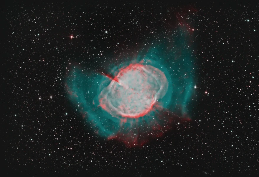 M27 &mdash; Dumbbell Nebula · HOO