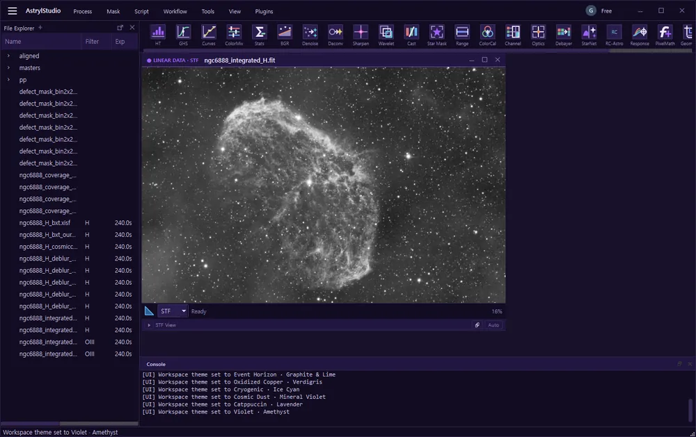 AstrylStudio in the Violet &middot; Amethyst theme